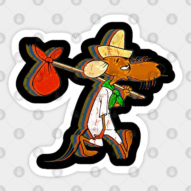 Vintage Slowpoke Rodriguez Sticker by TheRetroFuture